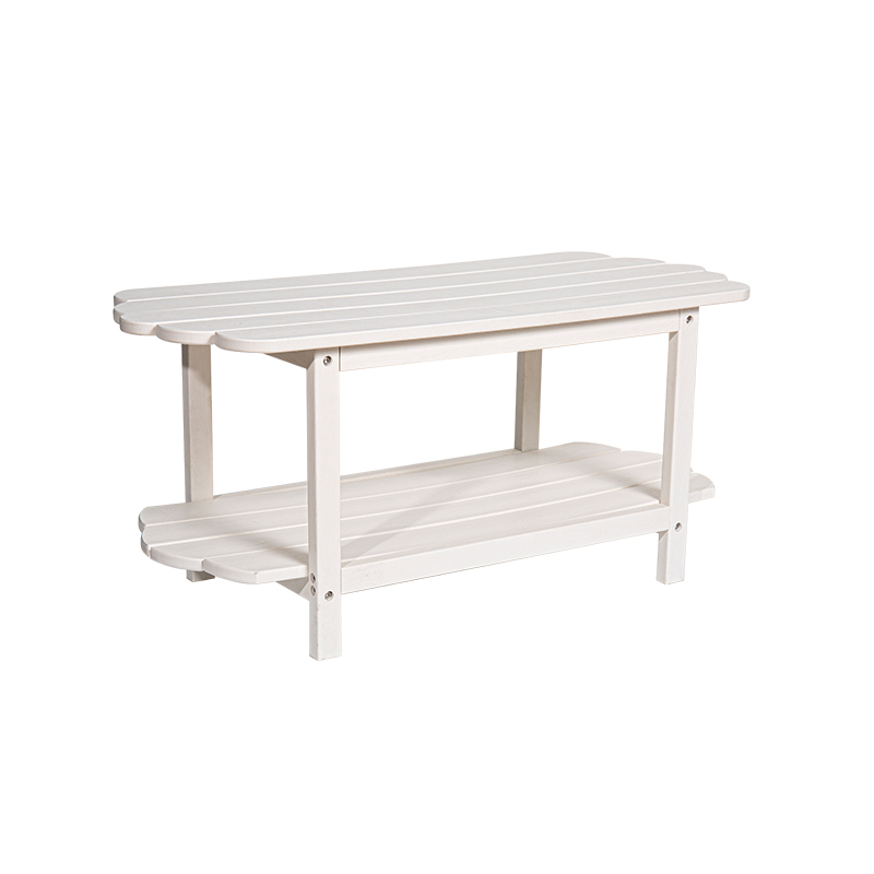 Witte duurzame HDPE lange tafel met 304 roestvrijstalen montageschroeven