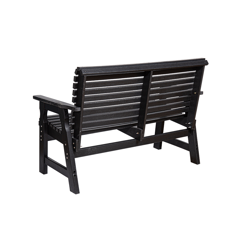 HDPE all-weather zweefvliegtuigbank voor buiten met lattenontwerp